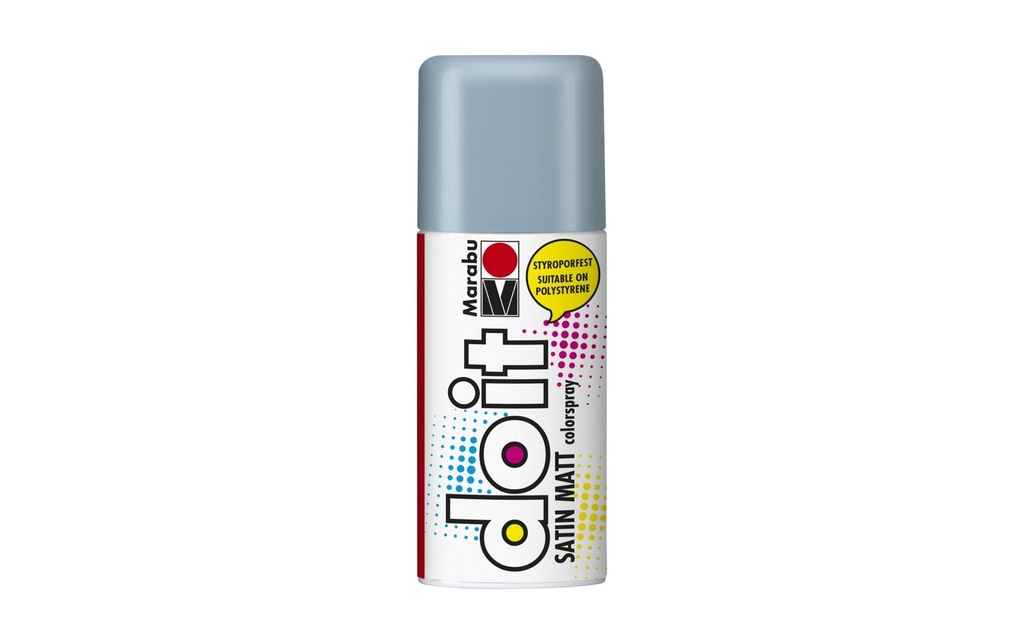 Marabu Peinture aérosol do it Satin 150 ml, Gris bleu