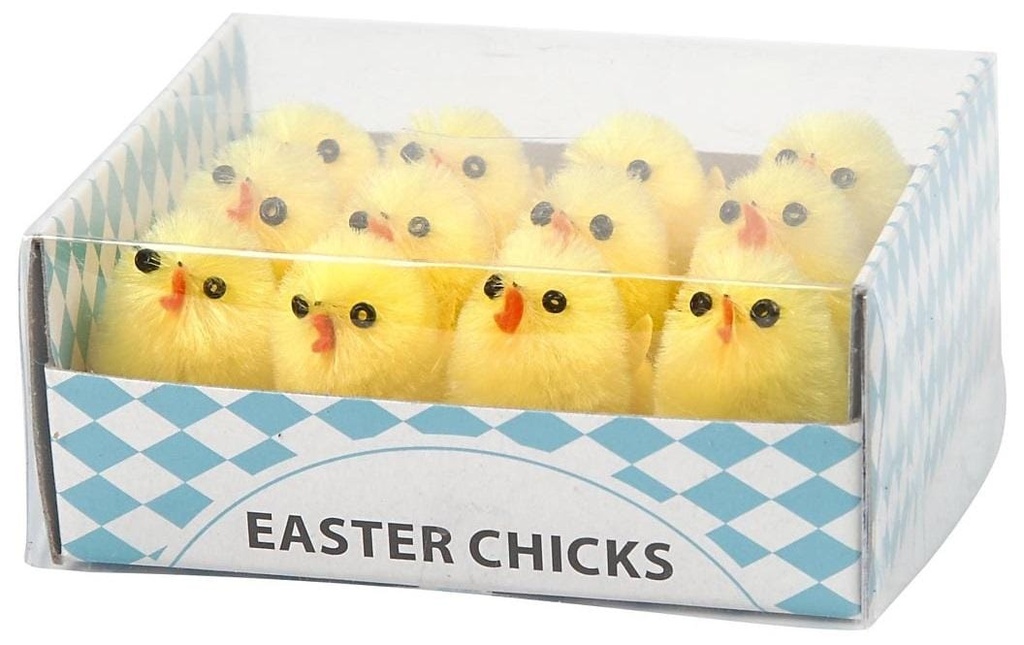 Creativ Company Poussin de Pâques 12 Pièce/s, Jaune