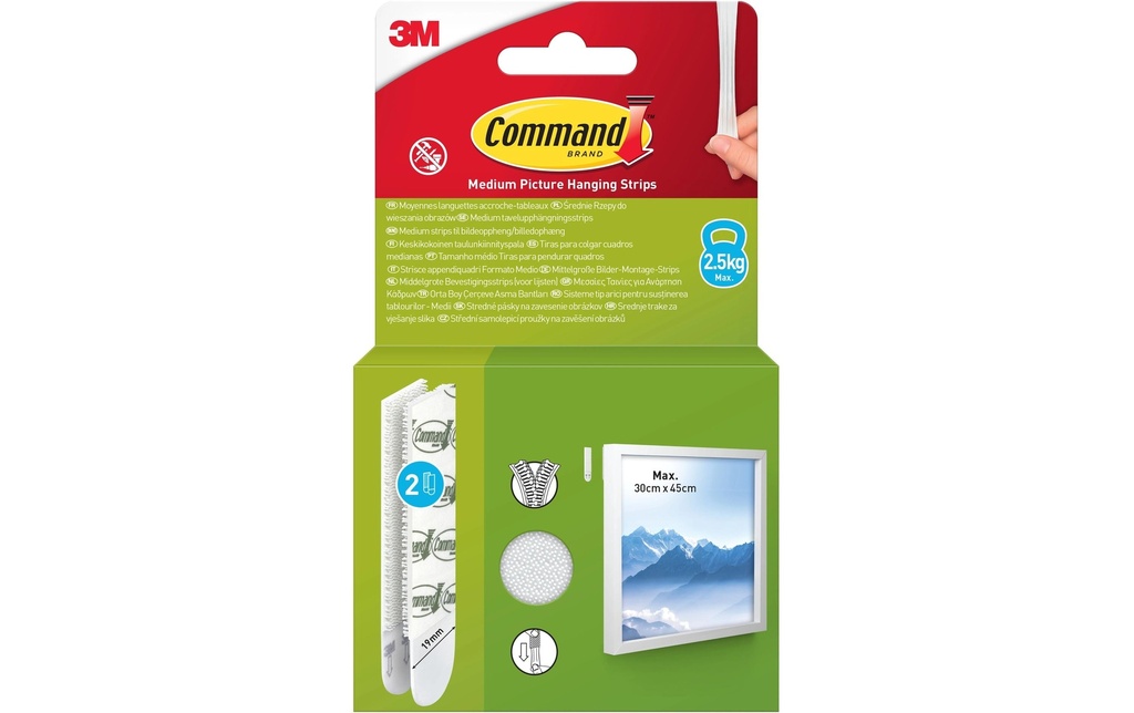 Command Commande de bandes de montage d'images 2 Pièce/s, Blanc