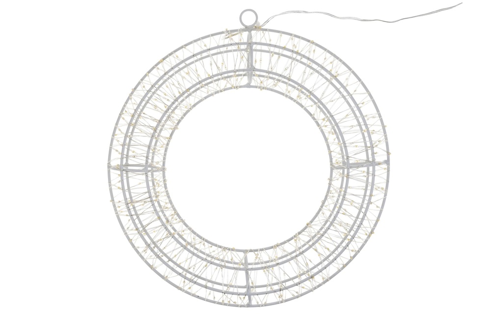 COCON Anneau LED 3D, métal, Ø 50 cm