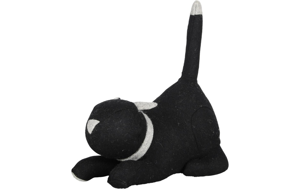 Esschert Design Protection de porte Chat Noir
