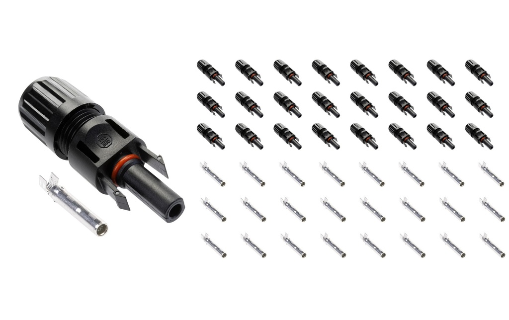 FURBER.power Connecteur solaire femelle FC4, 1 paquet de 25 pièces