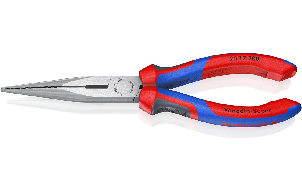 Knipex Pince à becs demi-ronds avec fourreau 200 mm