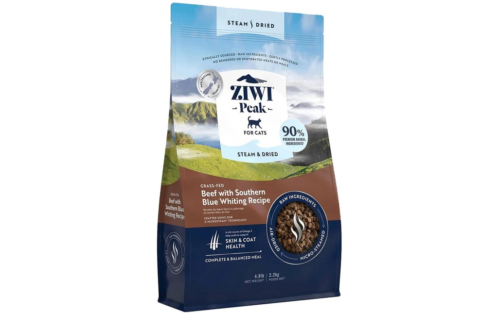 ZIWI Peak Alimentation sèche Bœuf et poisson 2.2 kg