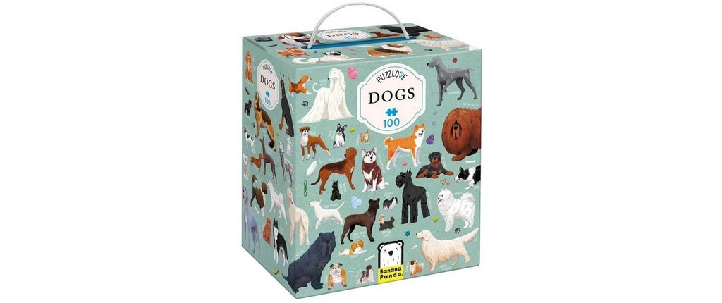 Banana Panda Puzzle Puzzlove Dogs Classique 100 pièces