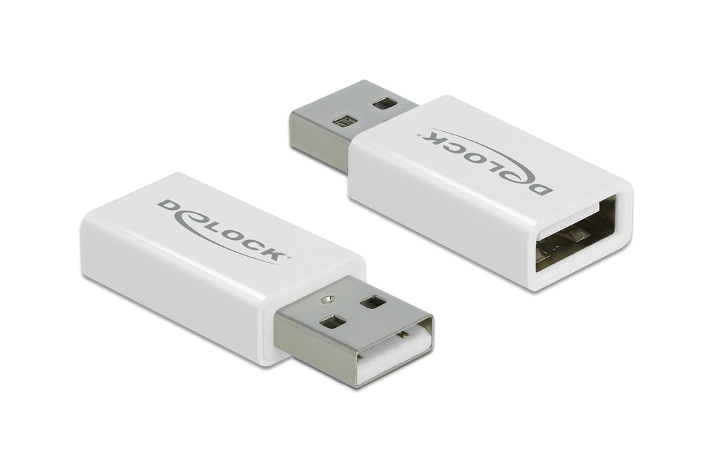 Delock Adaptateur USB 2.0, bloqueur de données Connecteur USB A - Prise USB A
