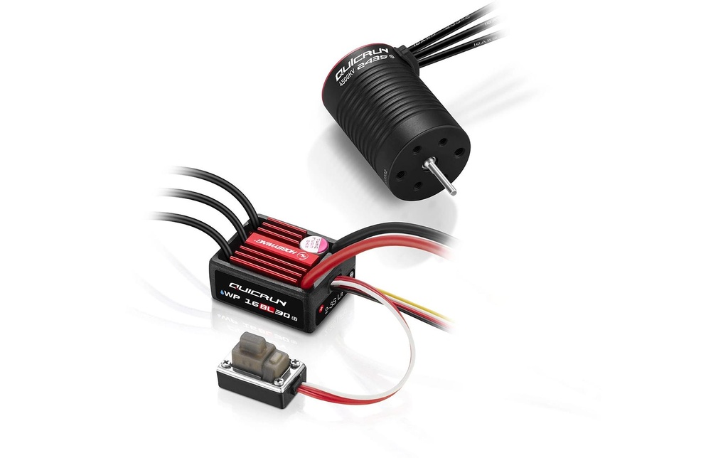 Hobbywing Kits d’entraînement sans brosse Combo WP16BL30 G2 4500 kV