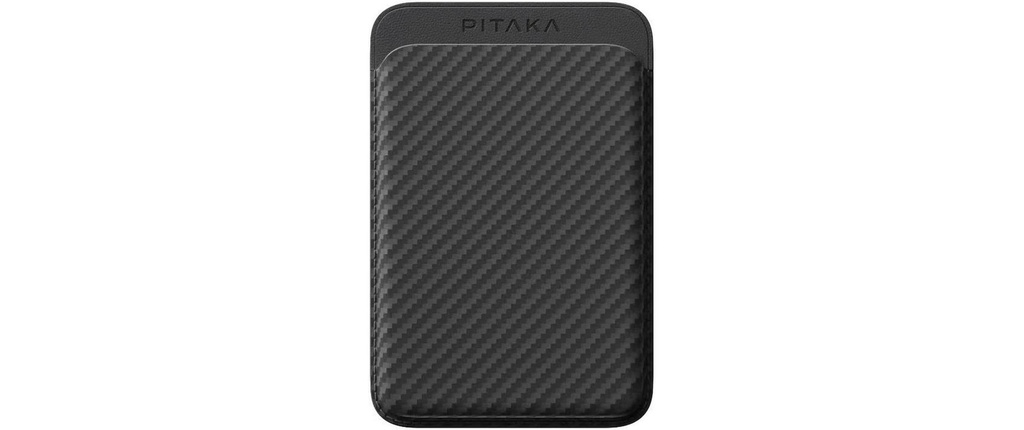 PITAKA Porte-cartes pour 2 cartes MagSafe