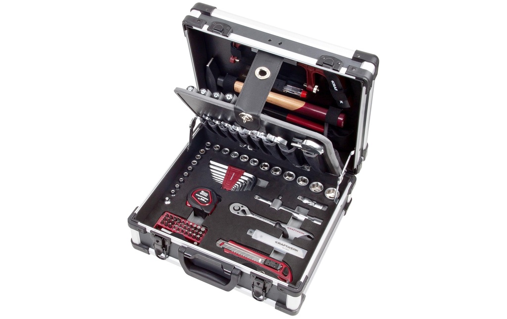 Kraftwerk Coffret à outils Alu B143 102 pièces