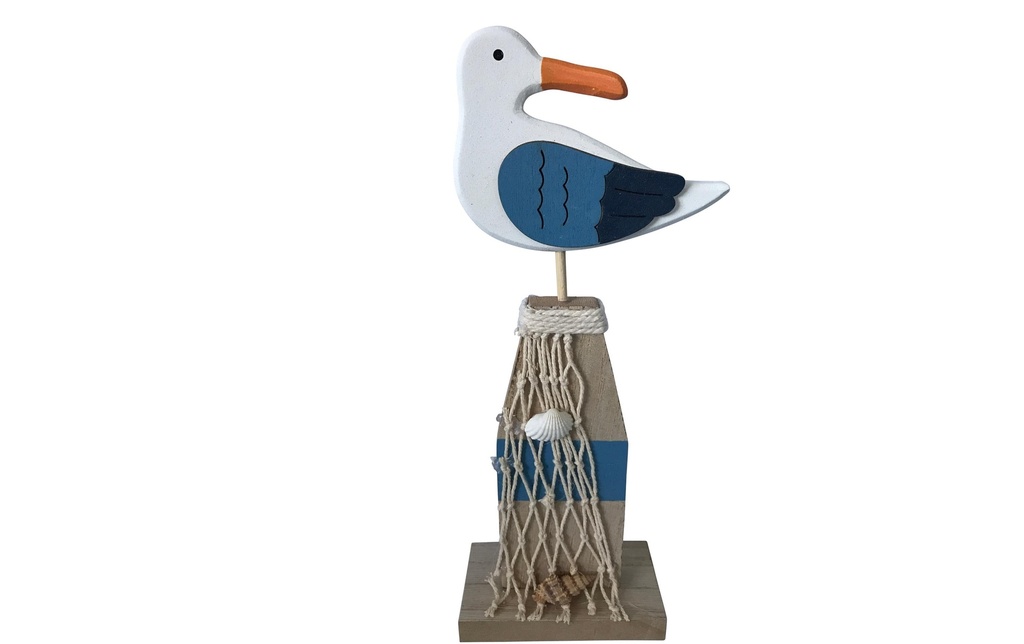 Dameco Objet à exposer Mouette sur socle 24 cm