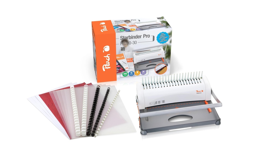 Peach Bürogeräte Appareils de reliure PB200-30 350 Page(s)