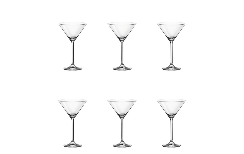 LEONARDO Verre à Martini Daily 270 ml, 6 Pièce/s, Transparent