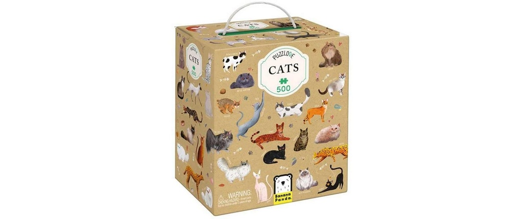 Banana Panda Puzzle Puzzlove Cats 500 pièces