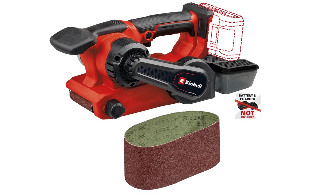 Einhell Professional Ponceuse à bande sans fil TP-BS 18/457 Li BL Solo