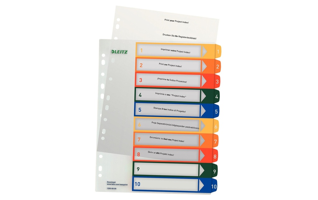 LEITZ Répertoire imprimable 1-10