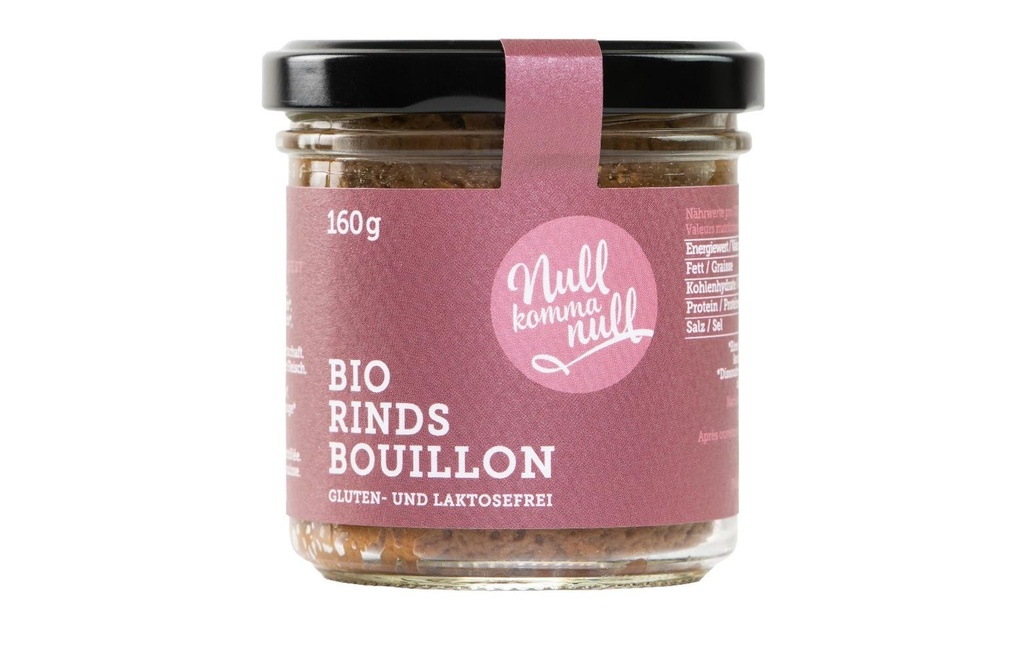 Nullkommanull Bouillon de bœuf Bio 160 g