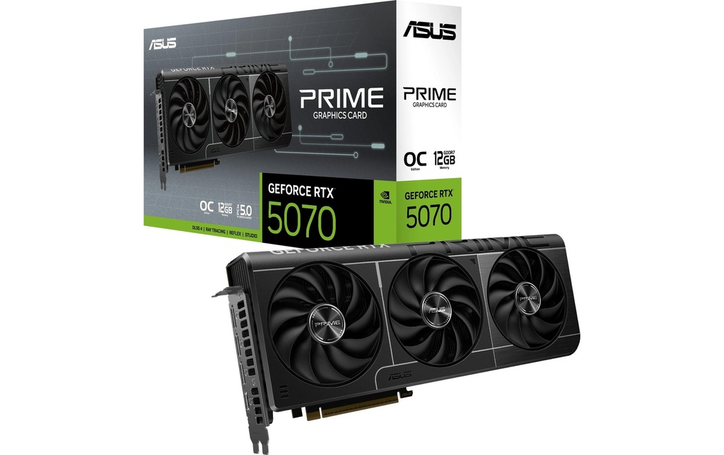 ASUS Carte graphique Prime GeForce RTX 5070 OC Edition 12 GB GDDR7