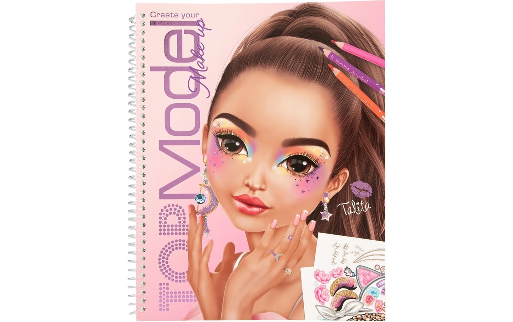 Topmodel Cahier à colorier Maquillage Top Model 60 pages