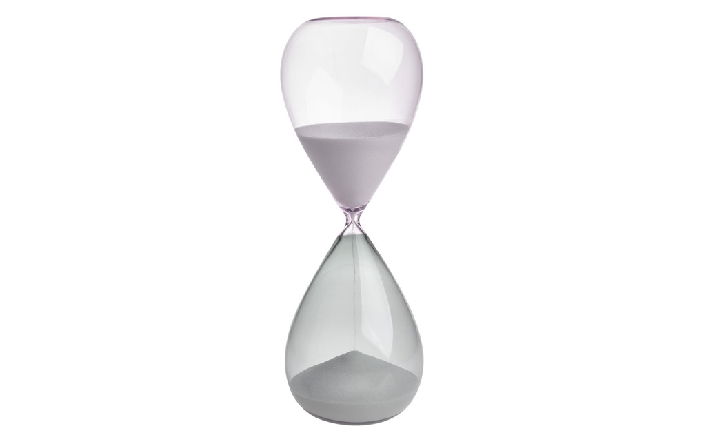 TFA Dostmann Sablier Gris/rose, 30 minutes