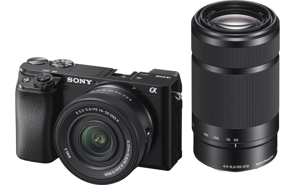 Sony Appareil photo Alpha 6100 Kit 16-50 / 55-210