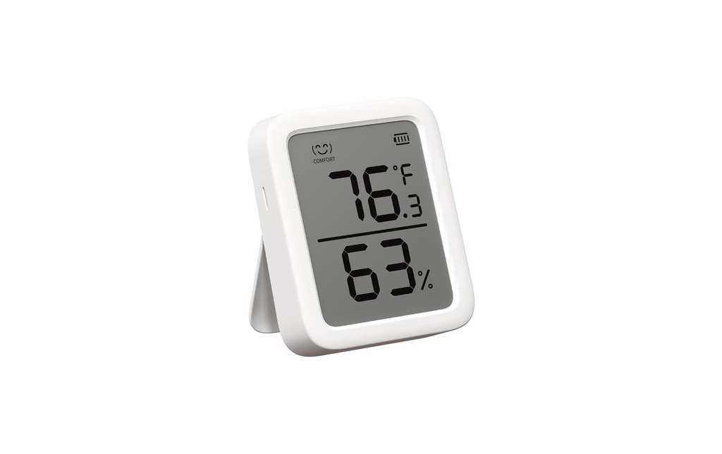 SwitchBot Thermomètre d'intérieur intelligent, Blanc, Bluetooth