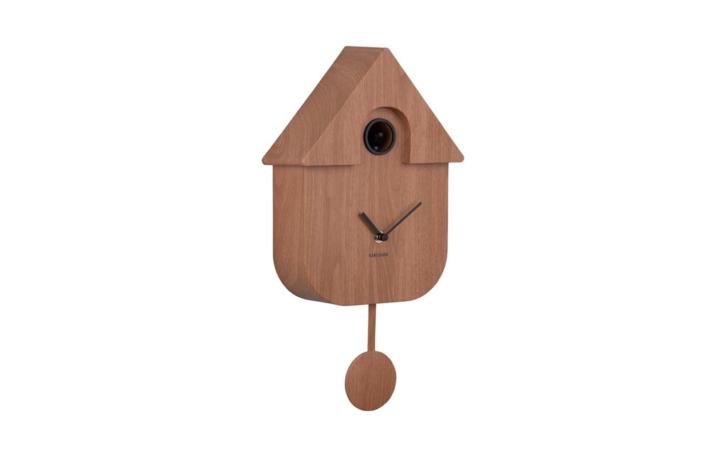 KARLSSON Horloge murale Coucou Brun foncé