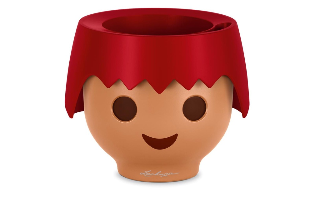 Lechuza Pot à fleur OJO Rouge