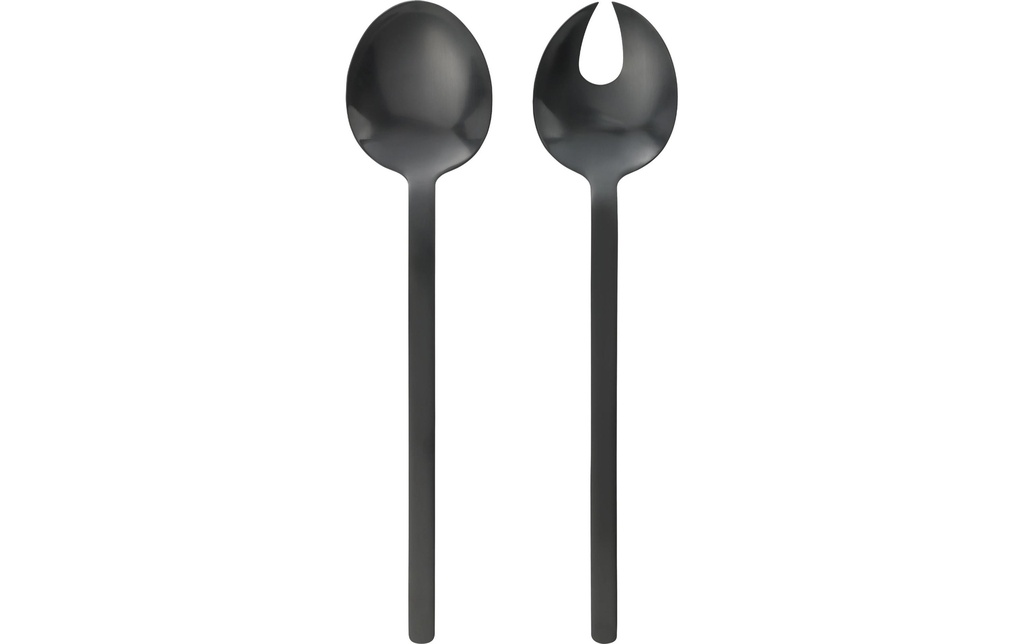 EGLO Couverts à salade Seoni 2 pièces, noir mat