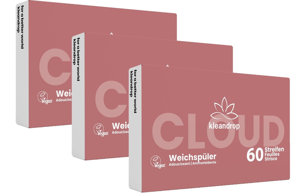 kleandrop Assouplissant bandes Clouds 3 x 60 pièces
