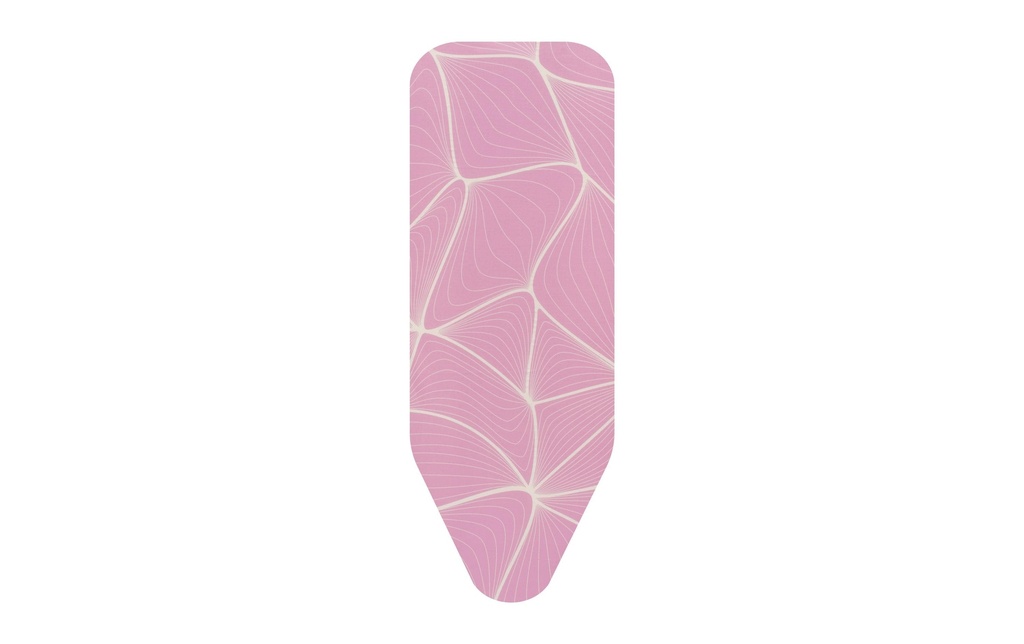Brabantia Housse de planche à repasser C avec mousse de 8 mm 124 x 45 cm, Rose