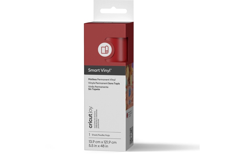 Cricut Film de vinyle Joy Permanent 13.9 x 121.9 cm, Rouge