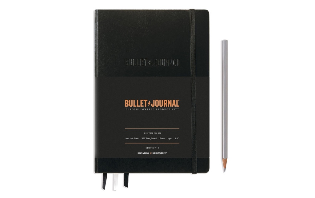 Leuchtturm Bloc-notes Bullet Journal Edition 2, A5, Pois, Noir