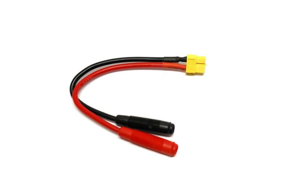 EP Câble adaptateur XT60 - Connecteur banane femelle 4 mm