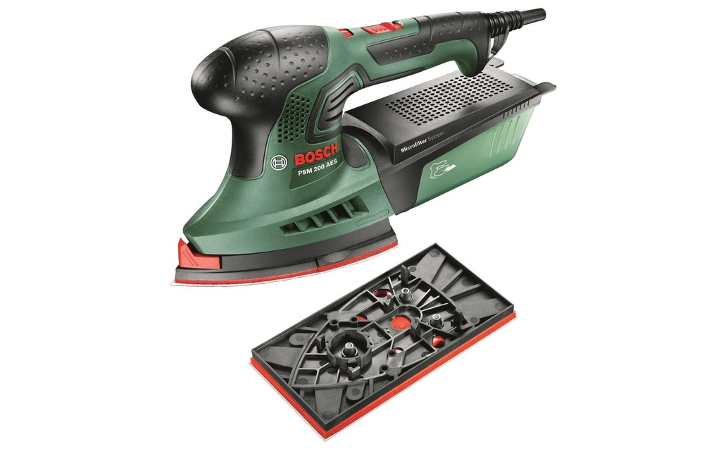 Bosch Ponceuse multifonction PSM 200 AES fonctionnement sur secteur