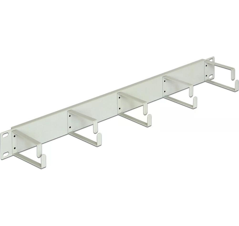 Delock Panneau de câblage avec 5 étriers , Gris