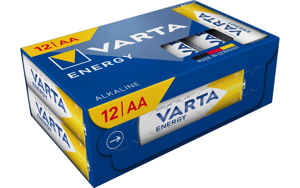 Varta Pile Energy AA CUBE12 , 12 Pièce/s