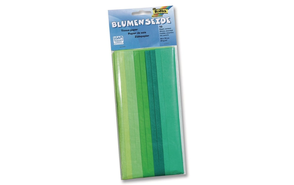 FOLIA Pap.de soie50x70 ton s.ton ver (10 pces)