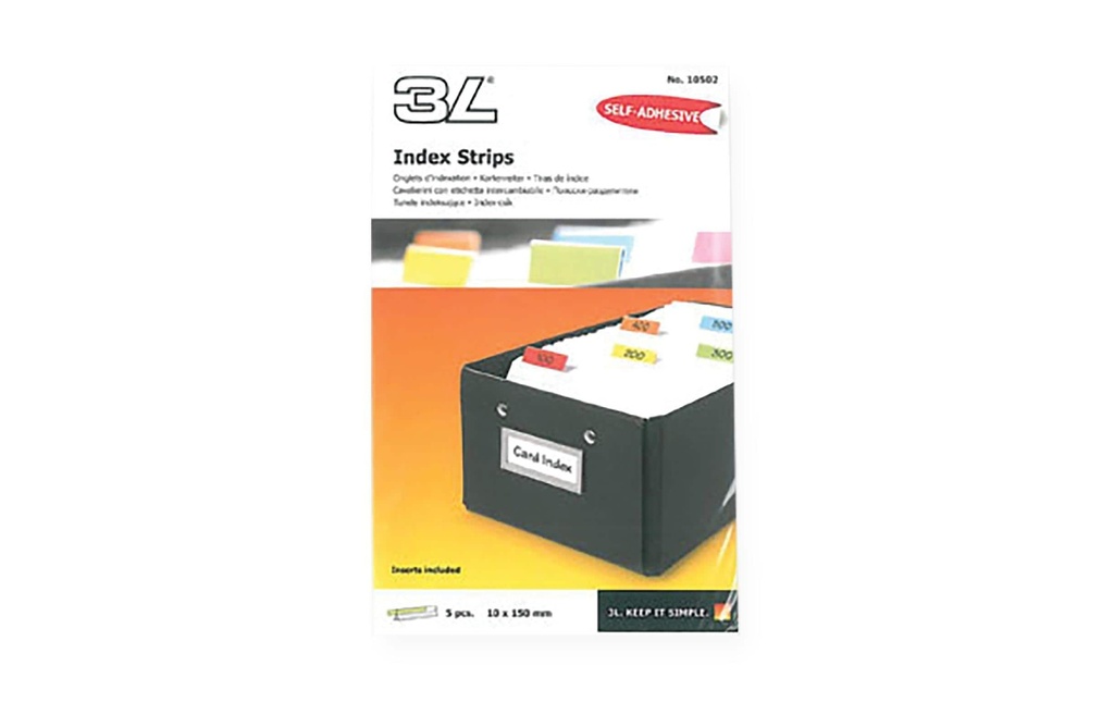 DJOIS Onglets d'indexation 10mm cole (5 pces)