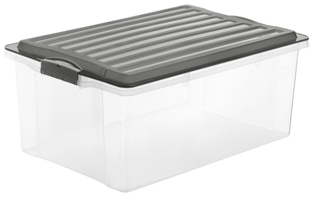 Rotho Boîte de rangement Compact A3 / 38 litres anthracite