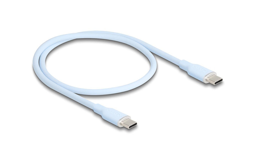 Delock Câble USB 2.0 Silicone USB-C - USB-C 0.5 m