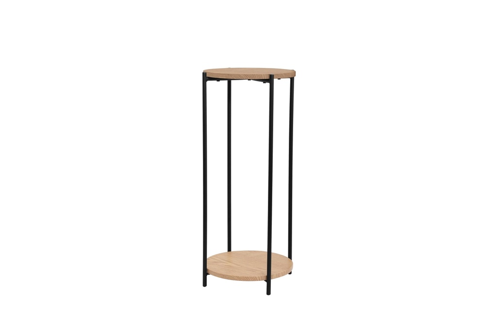 Schou Supports pour plantes Ø 30 cm, Noir/Brun