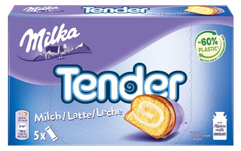 Milka Biscuits Tender Lait 5 x 37 g