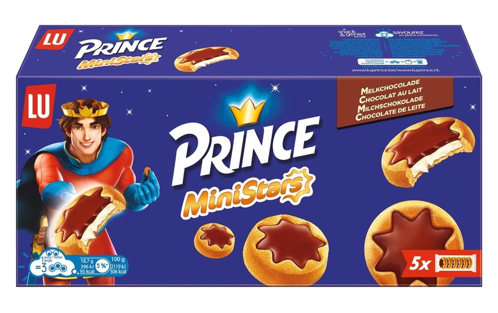 LU Petits gâteaux Prince MiniStars 187 g