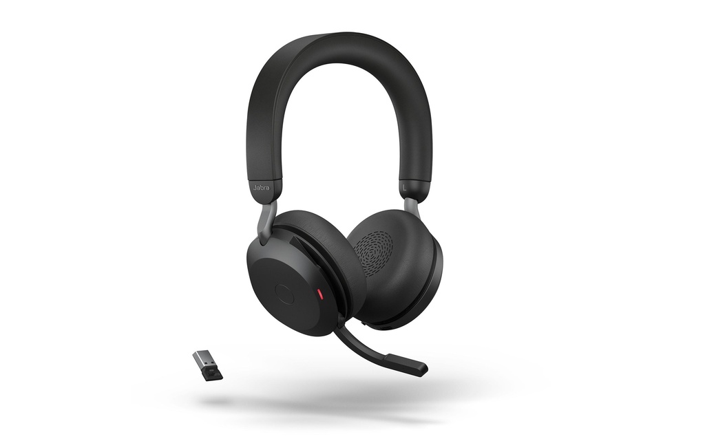 Jabra Casque avec micro Evolve2 75 Duo UC USB-A, Noir