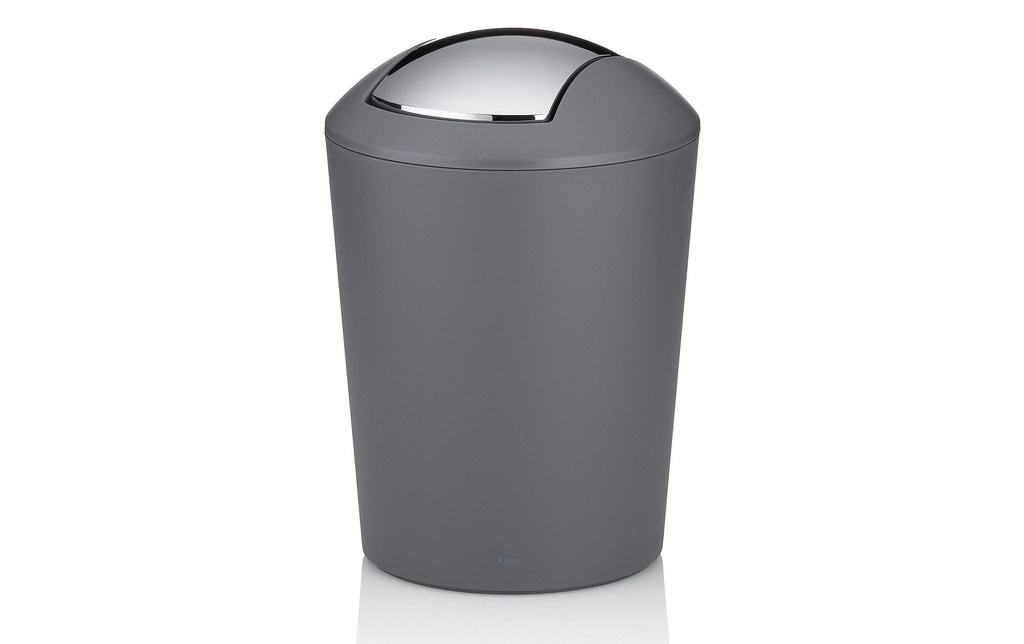 Kela Poubelle cosmétique Marta 1.7 l, Gris