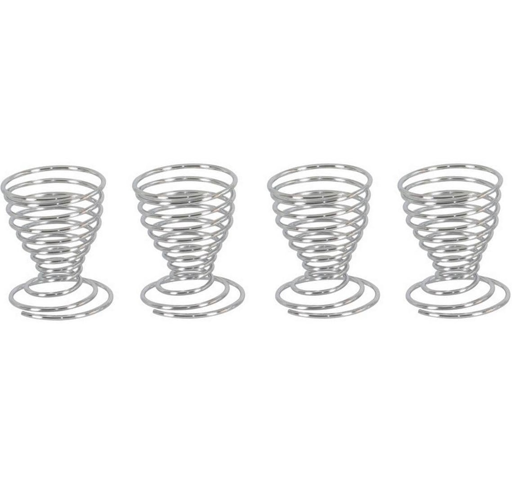 Nouvel Coquetier chromé, 4 pièces