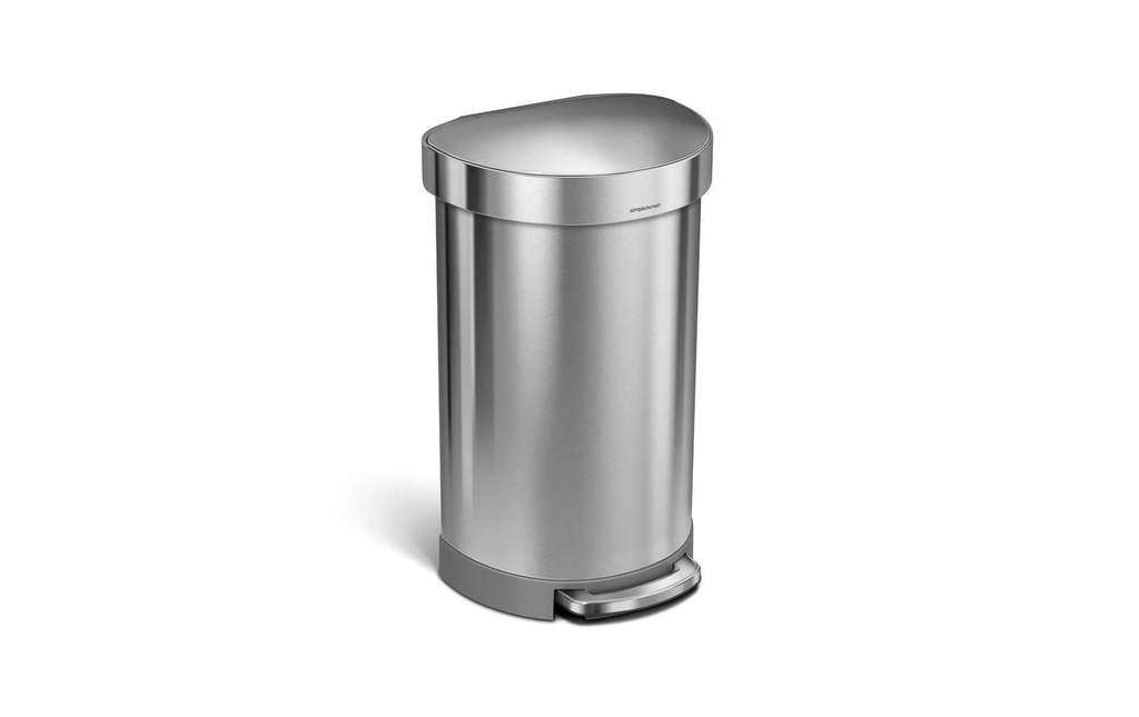 Simplehuman Poubelle à pédale CW2030 45 litres, argent