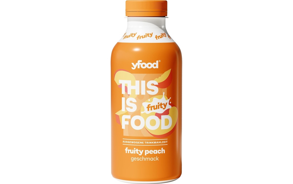 YFOOD Repas à boire Fruity Peach 500 ml