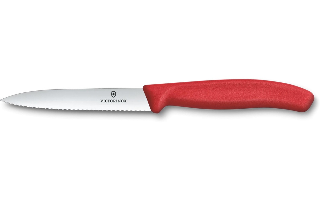 Victorinox Couteau à légumes Swiss Classic, 10 cm, rouge