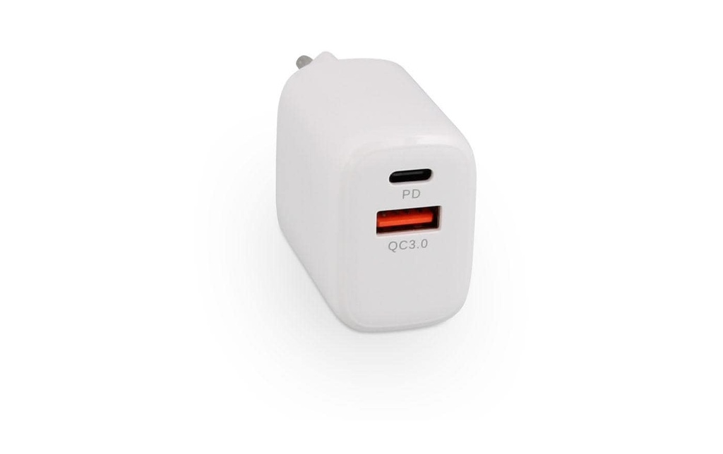 LMP Chargeur mural USB Double port USB-A / USB-C 20W